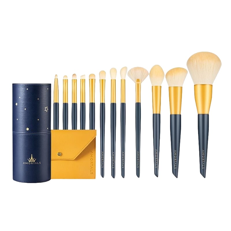 AMORTALS 12 Pieces Star Makeup Brush Set Aestha Cosmetics AU