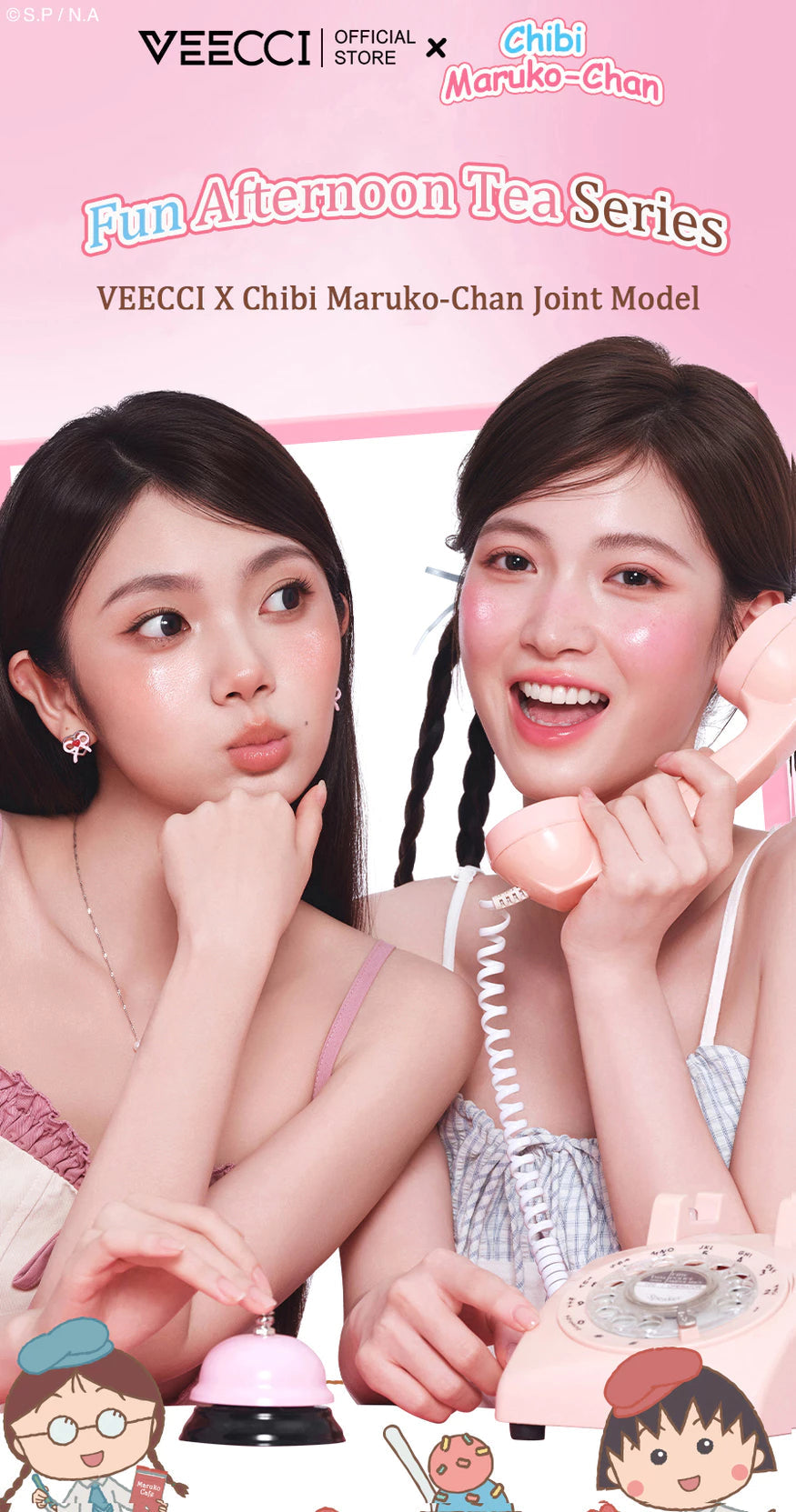 VEECCI X Chibi Maruko - Chan Blush