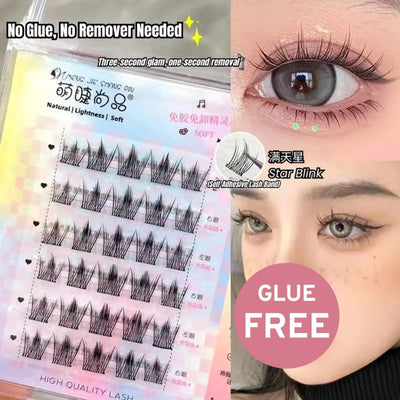 MENG JIE SHANG PIN Self-Adhesive False Eyelashes