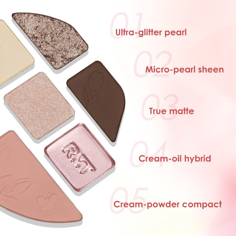 Romantic Beauty Comprehensive 9 Colour Flower Palette