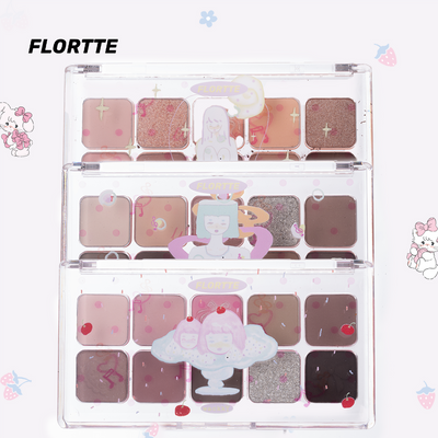 FLORTTE Wackky Series Ten-Color Eyeshadow Palette