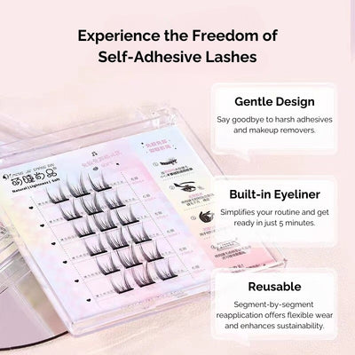 MENG JIE SHANG PIN Self-Adhesive False Eyelashes