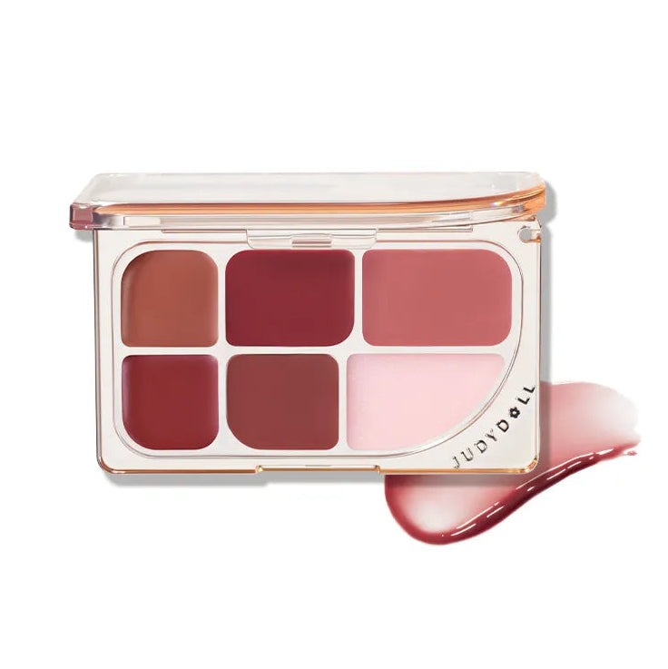 JUDYDOLL 6-Color Multi-Use Lip Palette