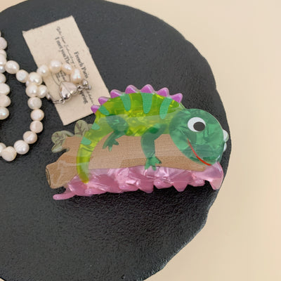 Acetate Cartoon Animal Hair Claw Clip