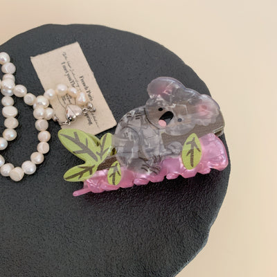 Acetate Cartoon Animal Hair Claw Clip