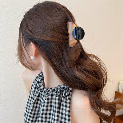 Acetate Patchwork Hair Claw Clip – Medium