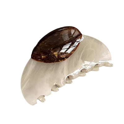 Acetate Patchwork Hair Claw Clip – Medium