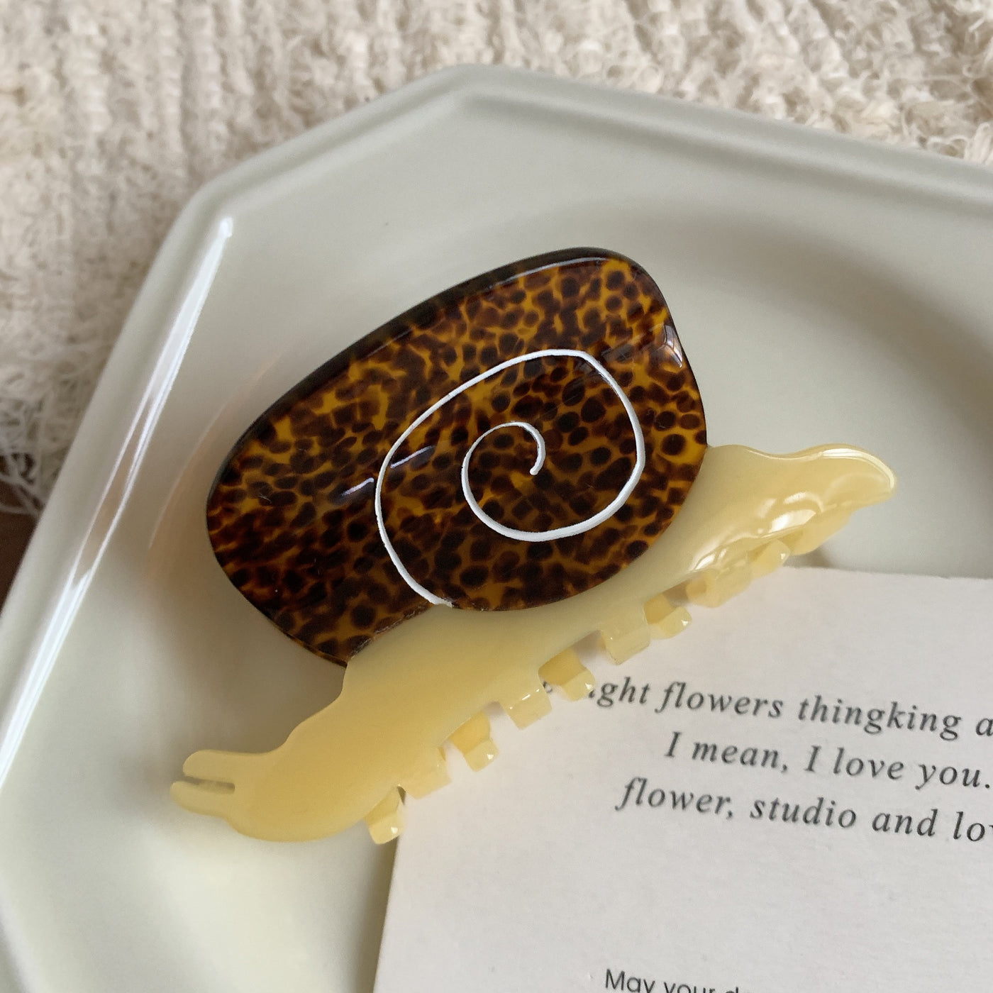 Acetate Quirky Cartoon Hair Claw Clip - Medium
