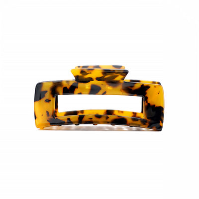 French Rectangle Hair Claw Clip –  Acrylic (Large)