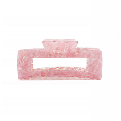 French Rectangle Hair Claw Clip –  Acrylic (Large)