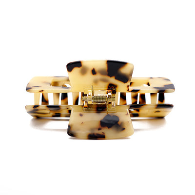 French Rectangle Hair Claw Clip –  Acrylic (Large)
