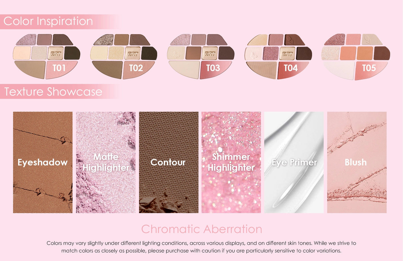Romantic Beauty Comprehensive 9 Colour Flower Palette