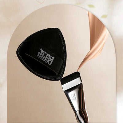 LISHU Flawless Base Makeup Black Pineapple Puff Brush Set