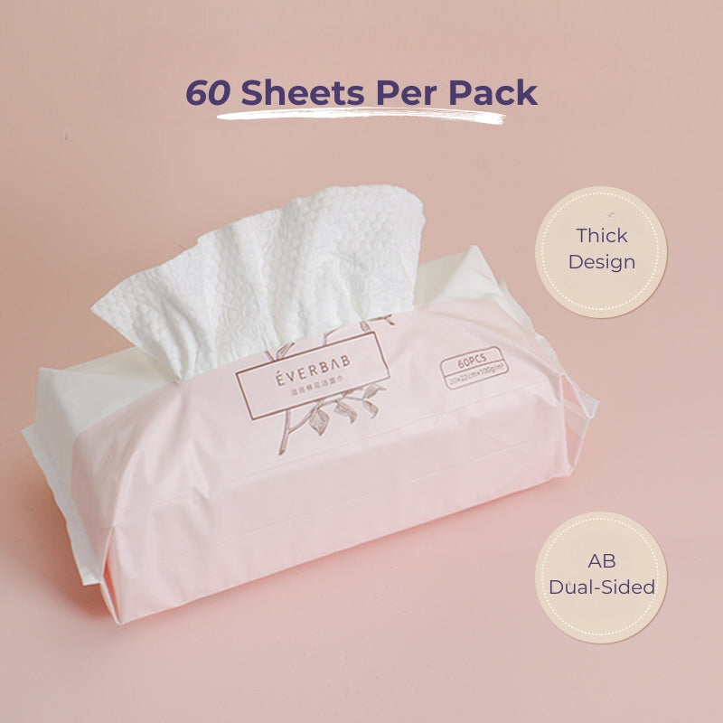 EVERBAB Disposable Cleansing Towels Set (3-Pack)