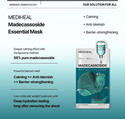 MEDIHEAL Madecassoside Essential Mask — Blemish Repair