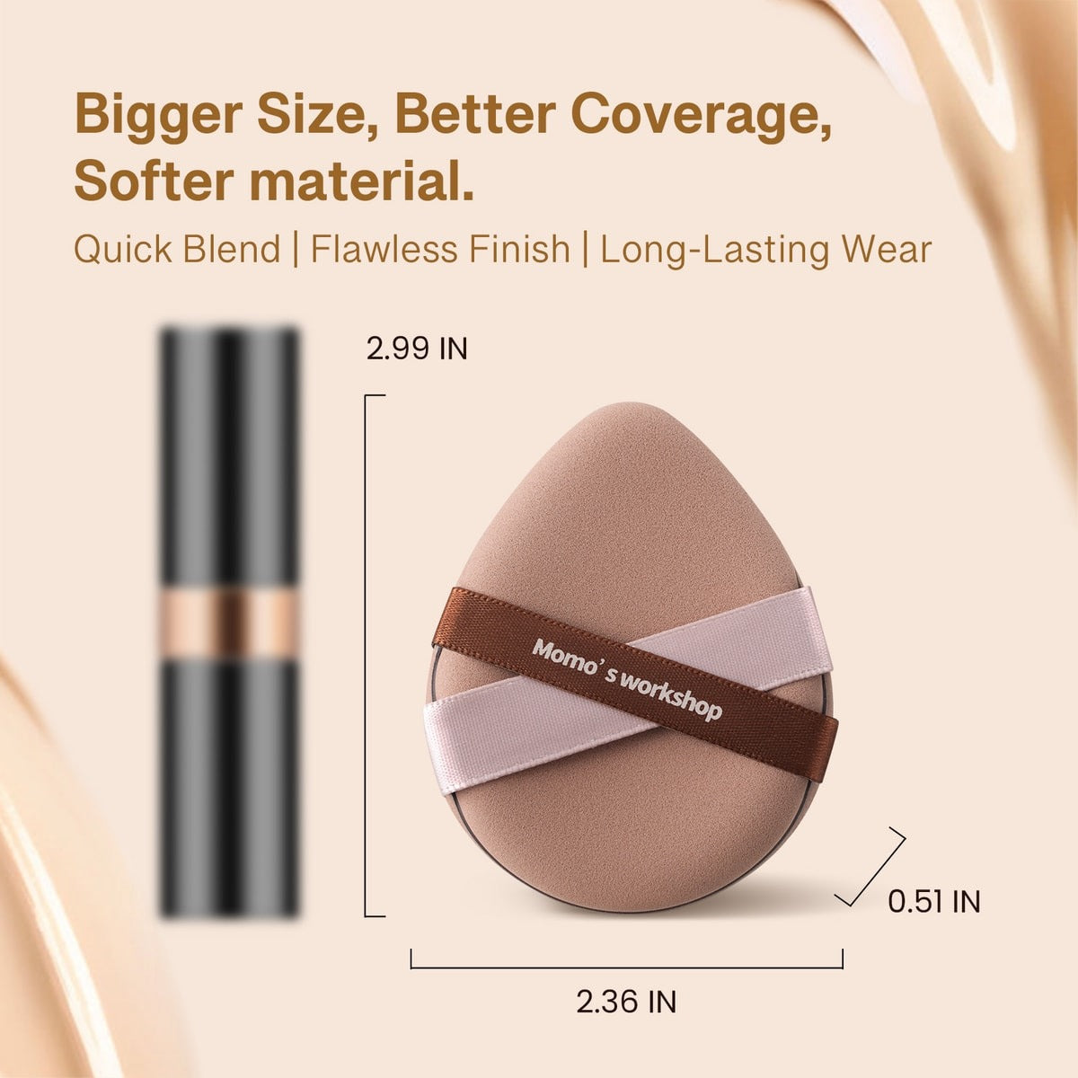 Momo's Workshop Black Lychee Geego Puff