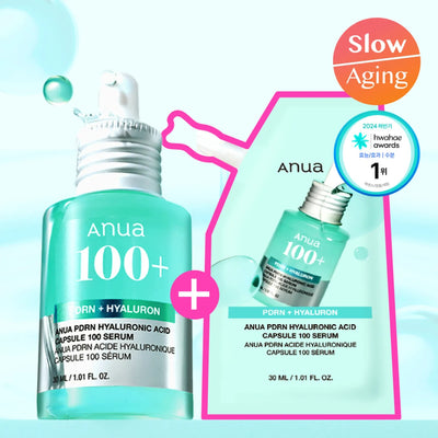 Anua PDRN Hyaluronic Capsule 100 Serum Refill Set (30ml +30ml)