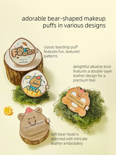 AMORTALS x TUNEE GOODS Croissant Makeup Sponge Set