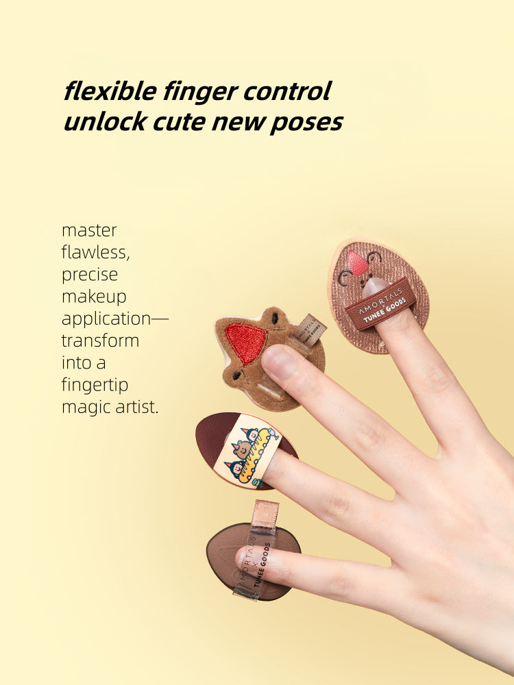 AMORTALS x TUNEE GOODS Toast Makeup Sponge Set