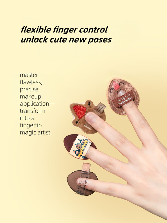 AMORTALS x TUNEE GOODS Croissant Makeup Sponge Set