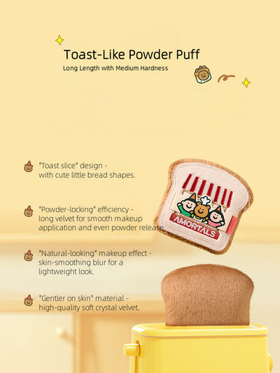 Amortals x TUNEE GOODS Toast-Like Powder Puff