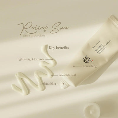 BEAUTY OF JOSEON Relief Sun: Rice + Probiotics  SPF 50+ PA++++