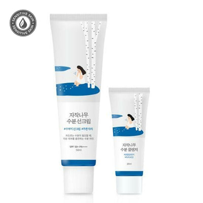ROUND LAB – Birch Juice Moisturizing Sunscreen SPF50+ PA++++ (50ml + 20ml Set)