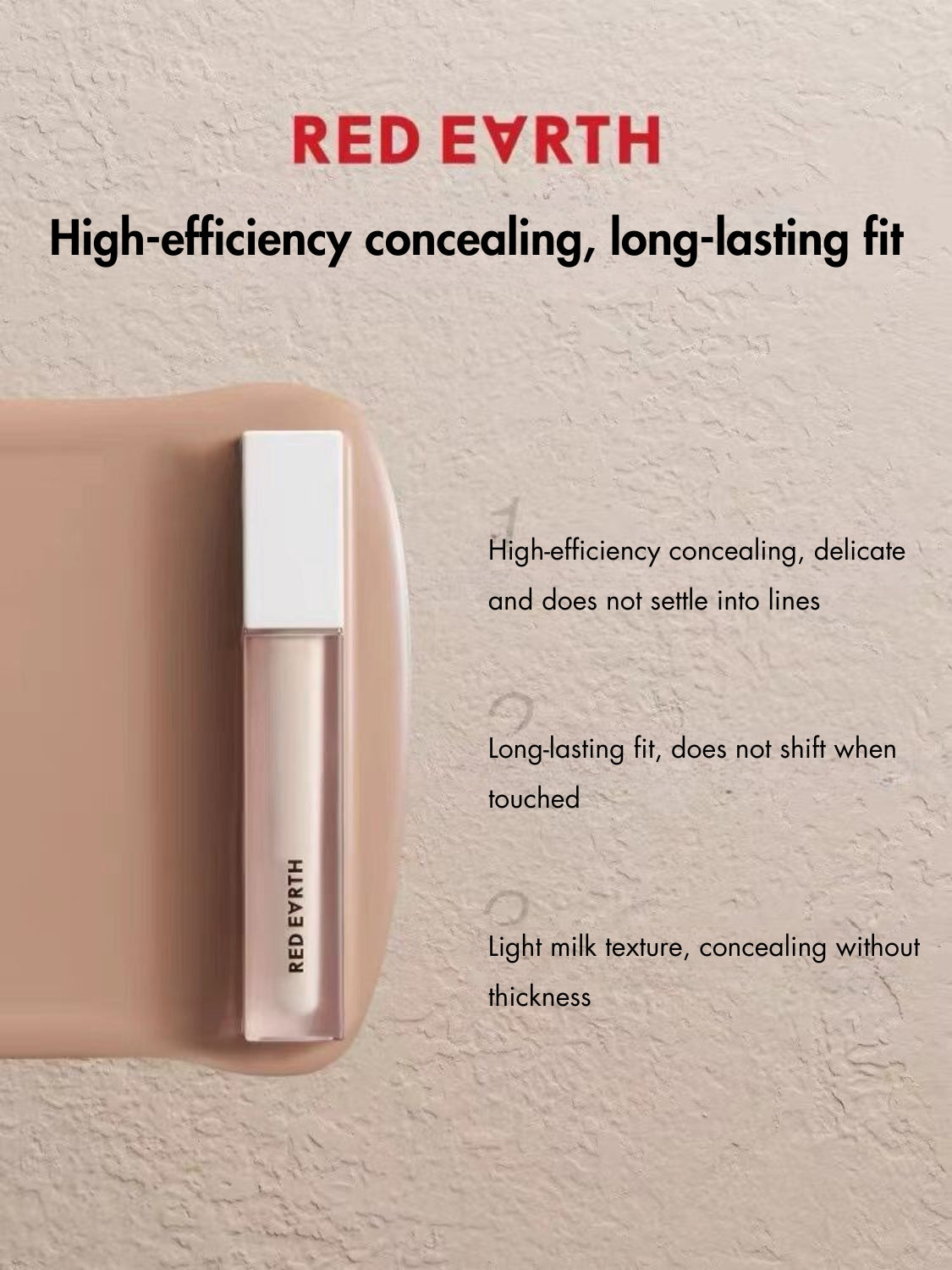 Red Earth Nude Wear Full Coverage Concealer