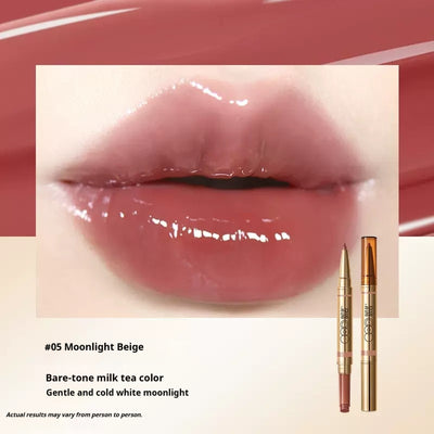 Out of Office 2-in-1 Lip Balm & Lip Liner Duo creamy lipstick