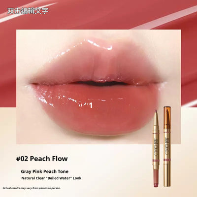 Out of Office 2-in-1 Lip Balm & Lip Liner Duo creamy lipstick