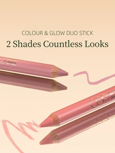 OUT OF OFFICE blush Lumeglow Duo Pencil (+sharpener）