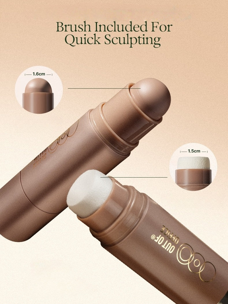 OUT OF OFFICE Contour · Highlight · Blush Glowfix Sculpting Stick