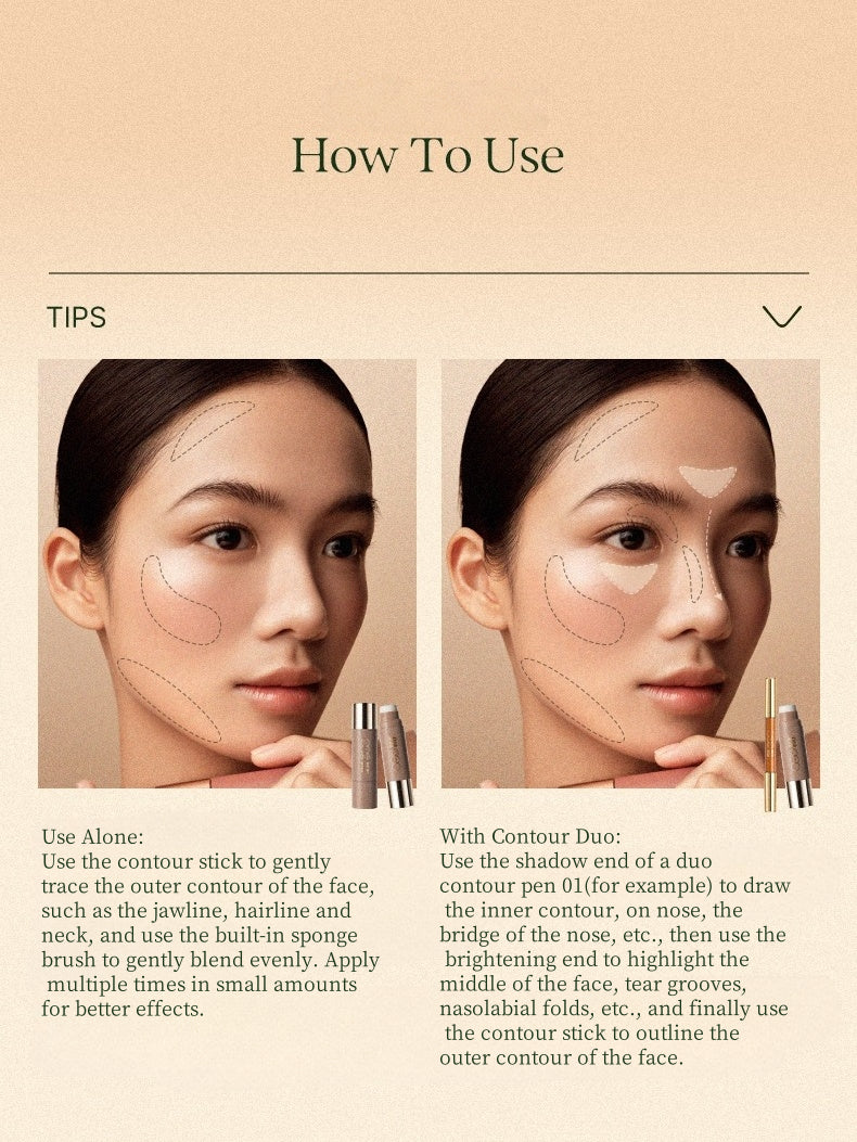 OUT OF OFFICE Contour · Highlight · Blush Glowfix Sculpting Stick