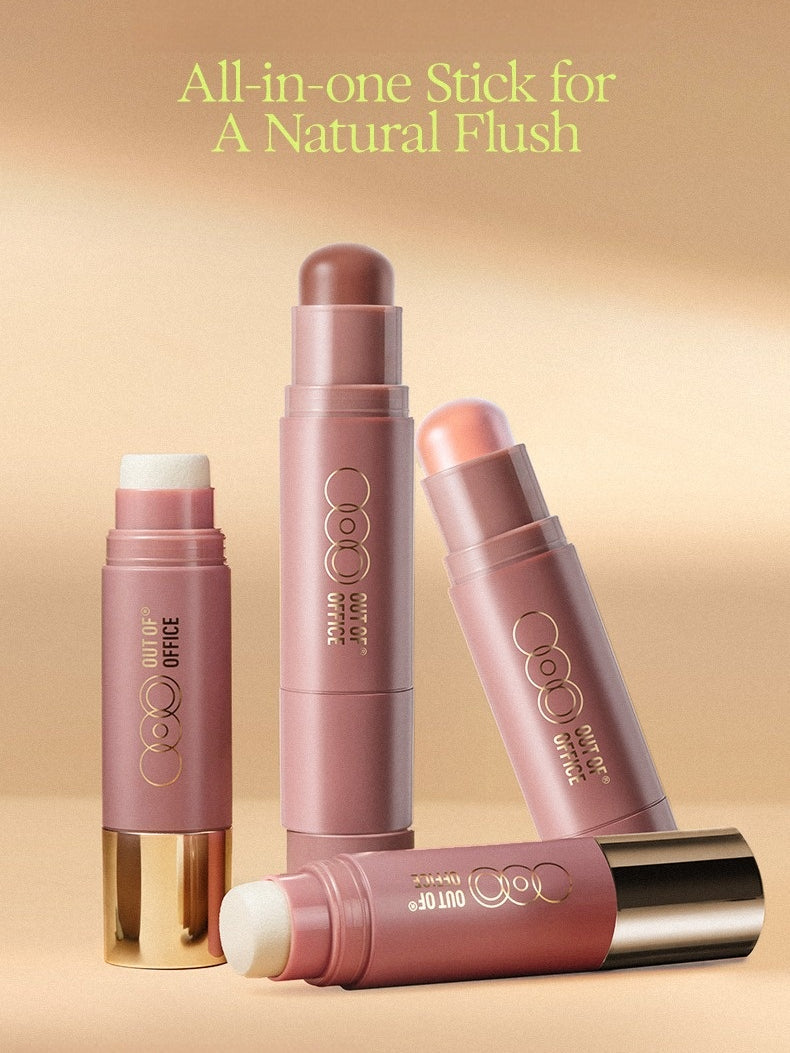 OUT OF OFFICE Contour · Highlight · Blush Glowfix Sculpting Stick