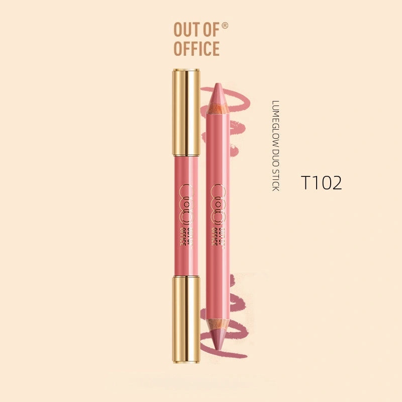 OUT OF OFFICE blush Lumeglow Duo Pencil (+sharpener）