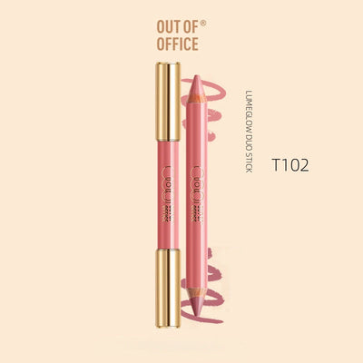 OUT OF OFFICE blush Lumeglow Duo Pencil (+sharpener）