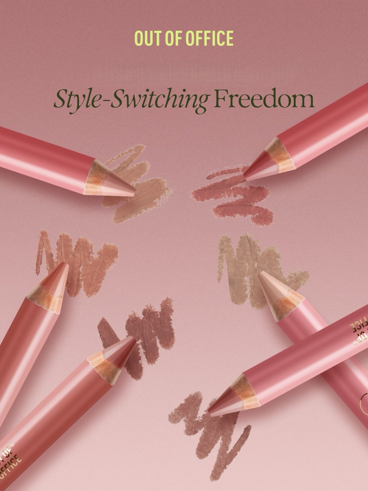 OUT OF OFFICE blush Lumeglow Duo Pencil (+sharpener）