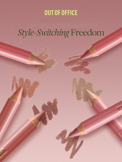 OUT OF OFFICE blush Lumeglow Duo Pencil (+sharpener）
