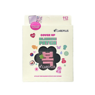 Care Plus Cover Up Blemish Patch – Korean Edition (112 Patches + Gift Case)