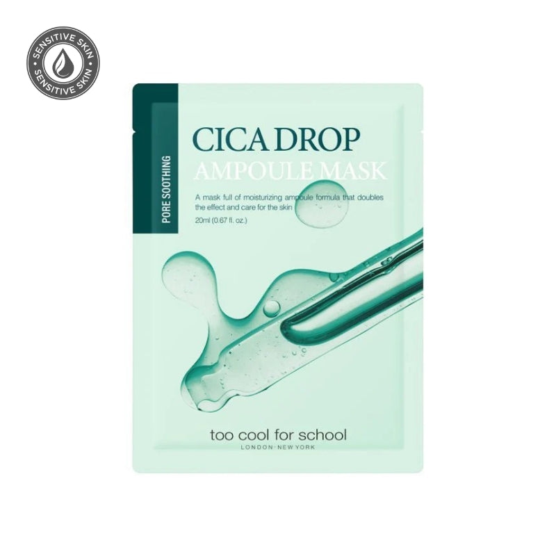 Too Cool For School Cica Drop Ampoule Mask