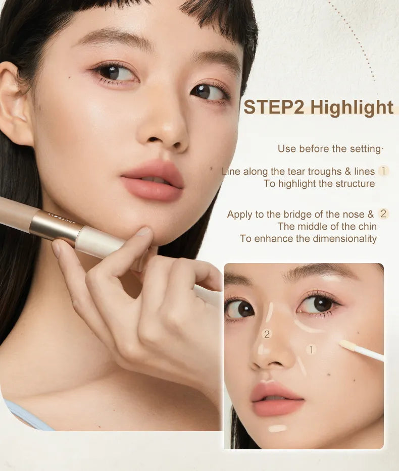 JUDYDOLL Highlighter & Contour Liquid Duo