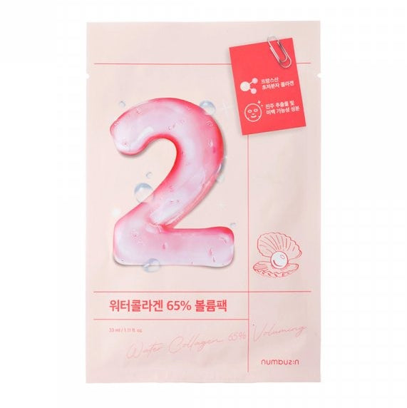 Numbuzin No.2 Water Collagen 65% Voluming Sheet Mask