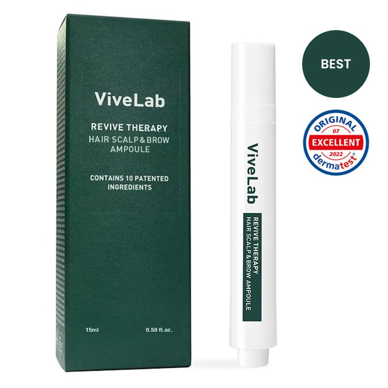 Vivelab Scalp & Hair Serum for Thinning Hair (15ml) – Clinically Tested, Nourishing Formula with Biotin & Peptides for a Healthy Scalp & Fuller-Looking Hair