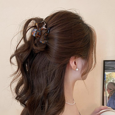 Polka Dot Double-Sided French Ribbon Hair Claw –  Medium (Copy)