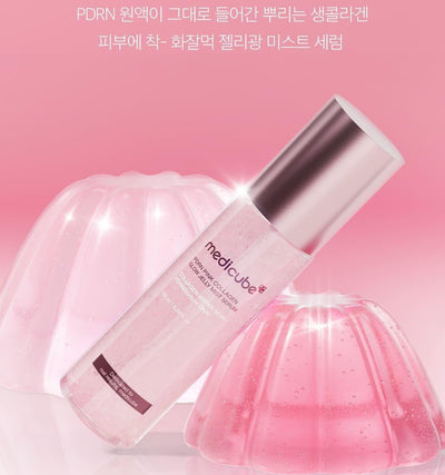 MEDICUBE PDRN Pink Collagen Glow Jelly Mist Serum 100ml + serum 5ml +cream 10ml