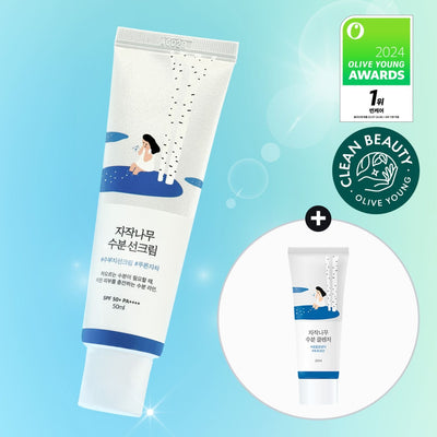 ROUND LAB – Birch Juice Moisturizing Sunscreen SPF50+ PA++++ (50ml + 20ml Set)