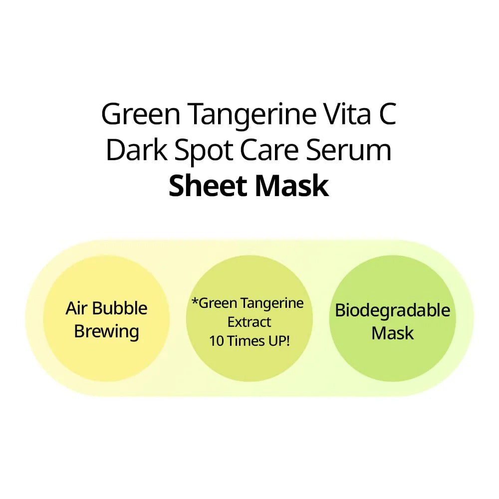 Goodal Green Tangerine Vita-C Dark Spot Care Serum Sheet Mask