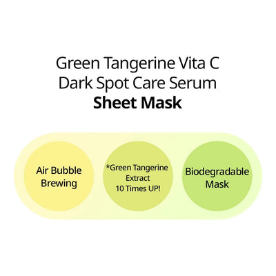 Goodal Green Tangerine Vita-C Dark Spot Care Serum Sheet Mask