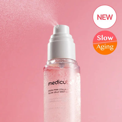 MEDICUBE PDRN Pink Collagen Glow Jelly Mist Serum 100ml + serum 5ml +cream 10ml