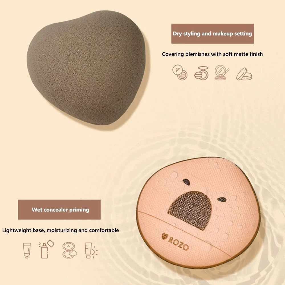 ROZO Capybara Finger Sized Powder Puff